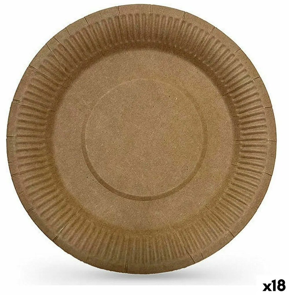 Комплект чинии Algon За Еднократна Употреба крафт хартия 10 Части 23 cm (18 броя)