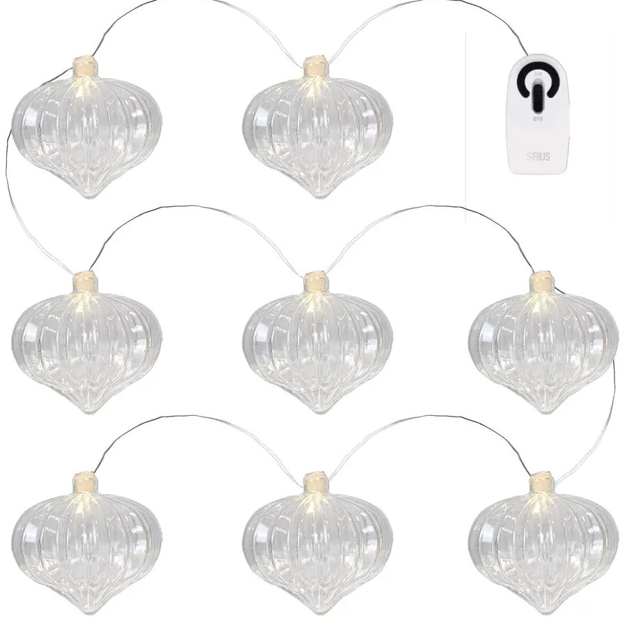 Светлинна верига брой крушки 8 бр. дължина 120 см Millie - Sirius