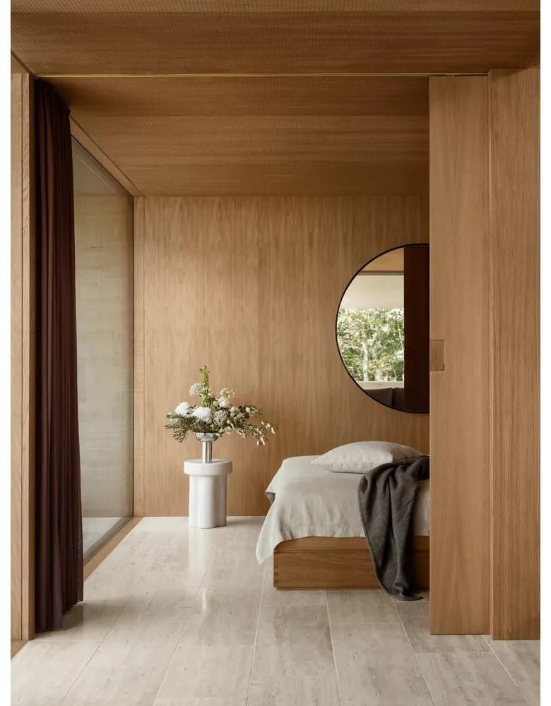 Сиво одеяло със смес от вълна 145x200 cm Ahwi – Blomus