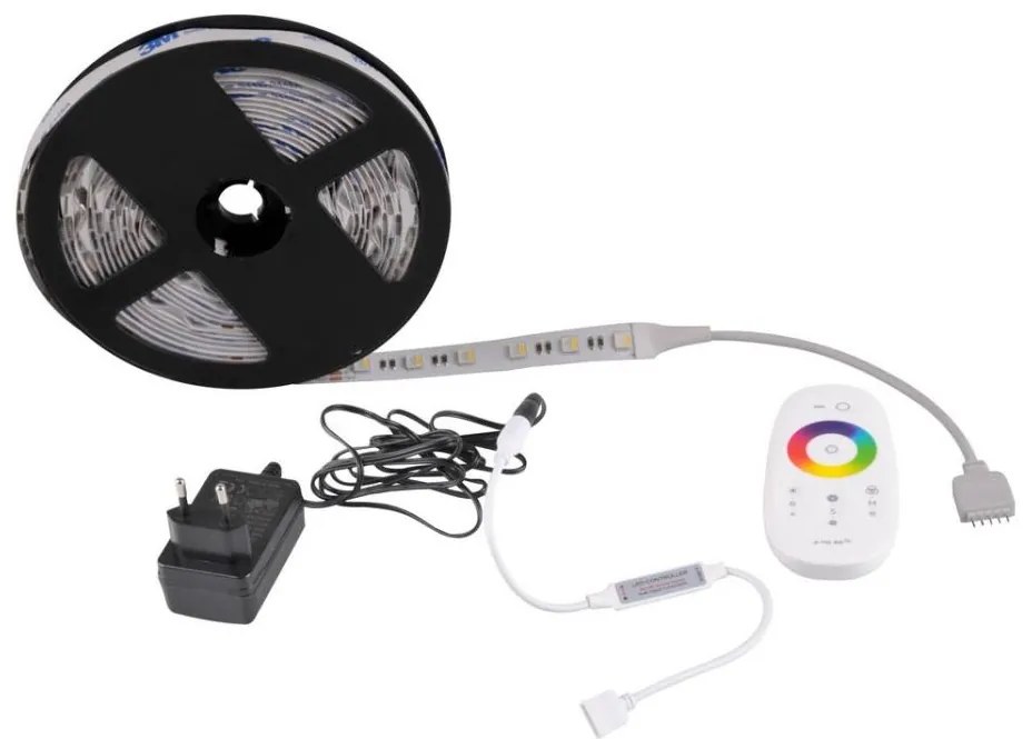 LED RGBW димируем лента 3м LED/22W/24/230V с дистанционно управление