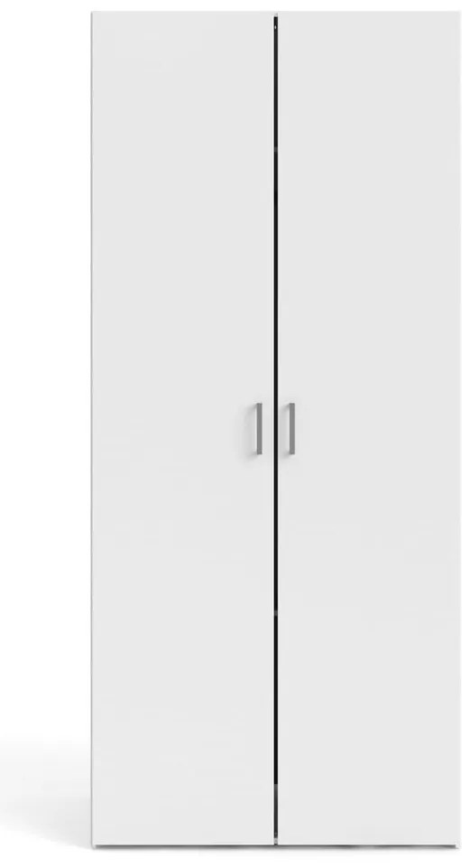 Бял гардероб 78x175 cm Space – Tvilum