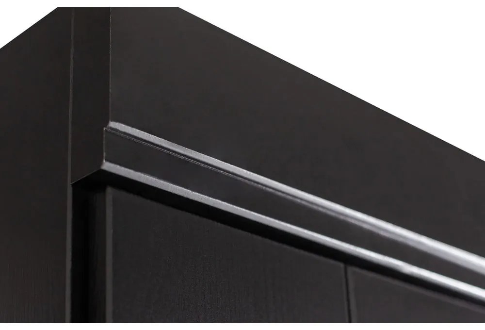 Гардероб от черен бор 94x195 cm Connect - WOOOD