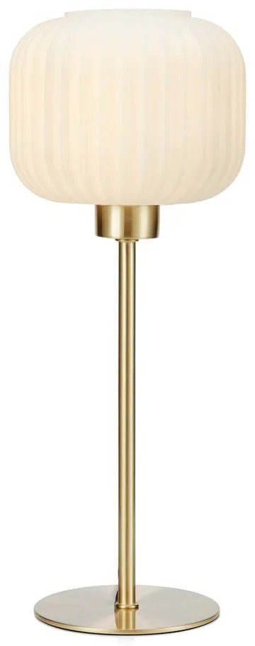 Настолна лампа в месинг и бяло Sober - Markslöjd