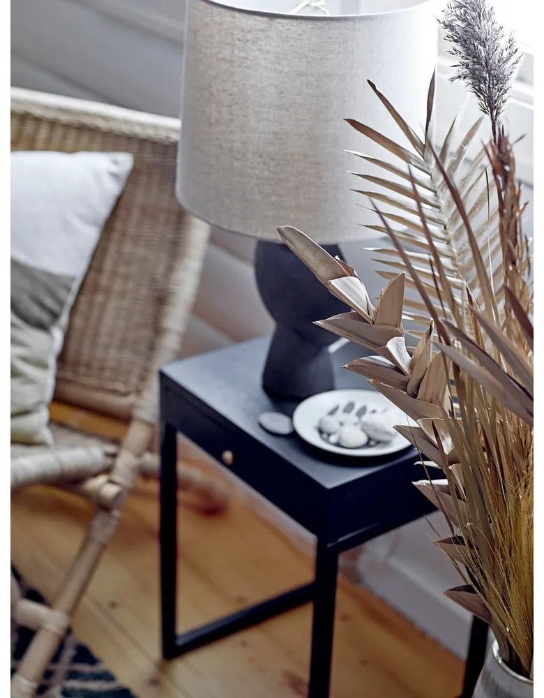 Кафяво-бежова настолна лампа Sergio - Bloomingville