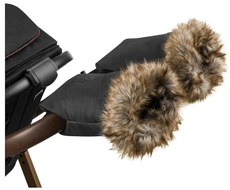 Lionelo - ръкавници за бебешка количка HANDMUFF, черни