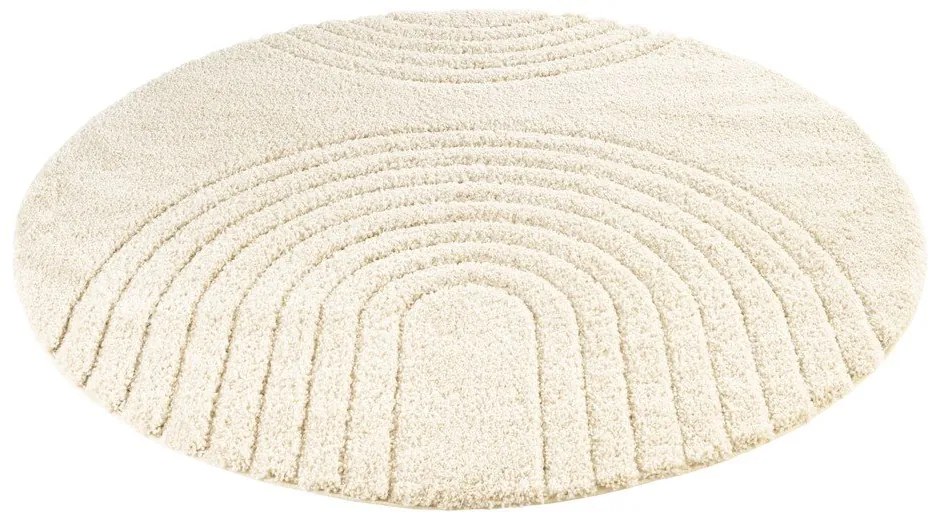 Кремавобял килим, ø 160 cm Norwalk Fergus - Mint Rugs