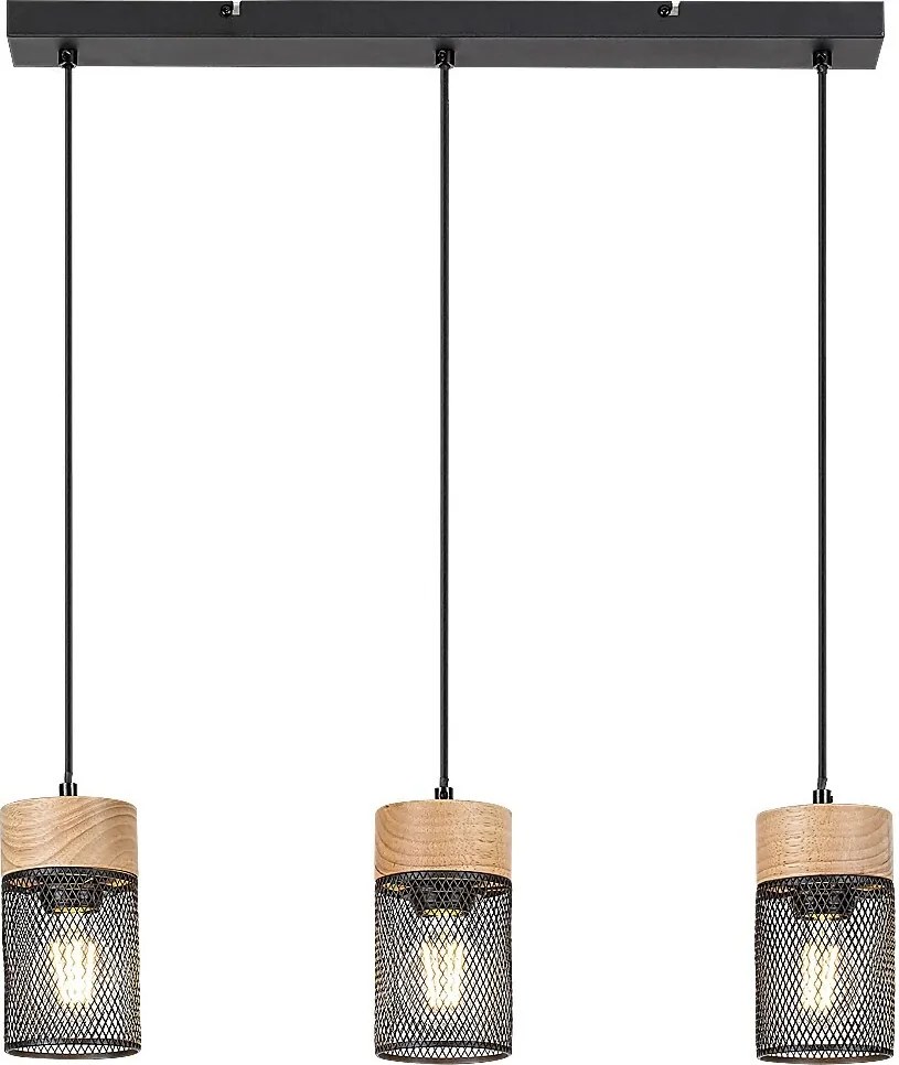 Rabalux Callum Висящи осветителни тела IP20 E27 3x MAX 25W K 72043