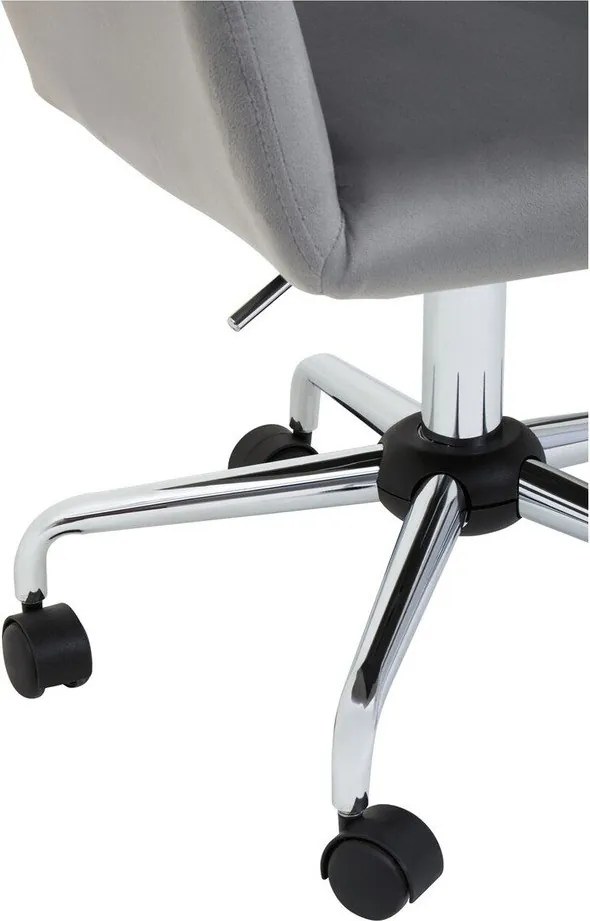 Сив тапициран офис стол Brent – Premier Housewares