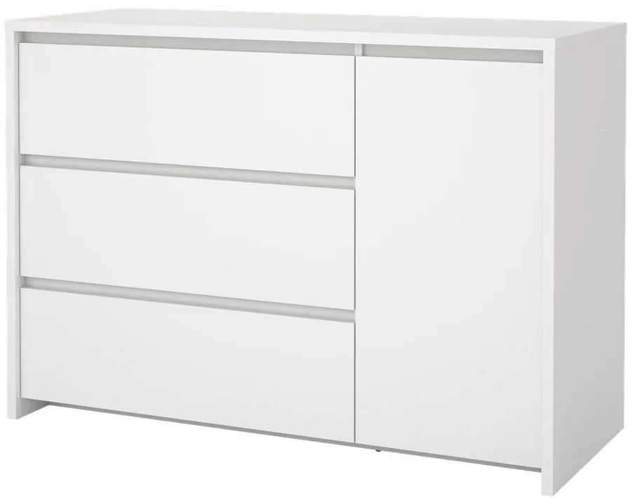 Бял скрин 119x84x48 cm Next – Tvilum