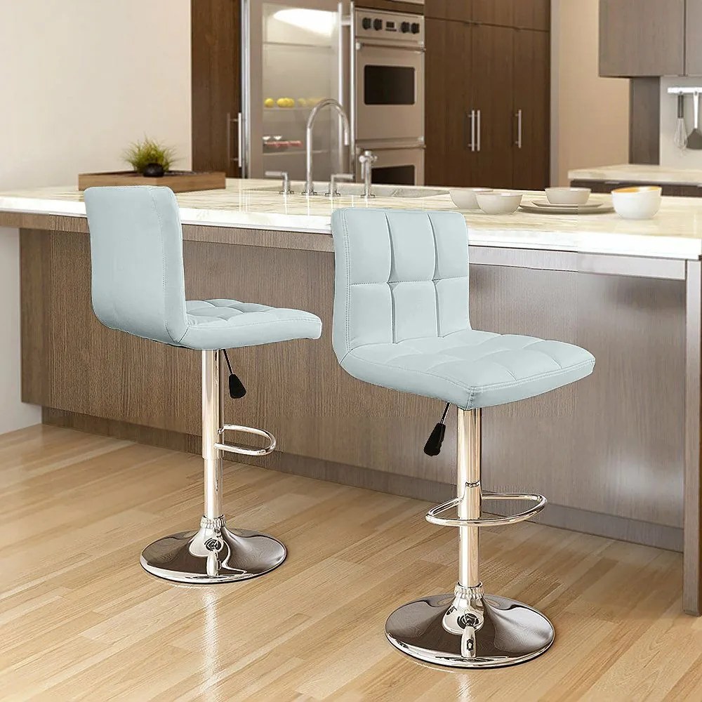 Бар стол Sammie-Сив (4) парчета