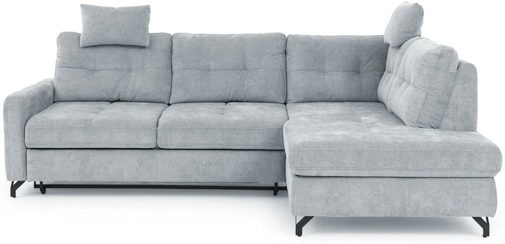 Ъглов диван Kognito plus-Right-Gkri Anoixto