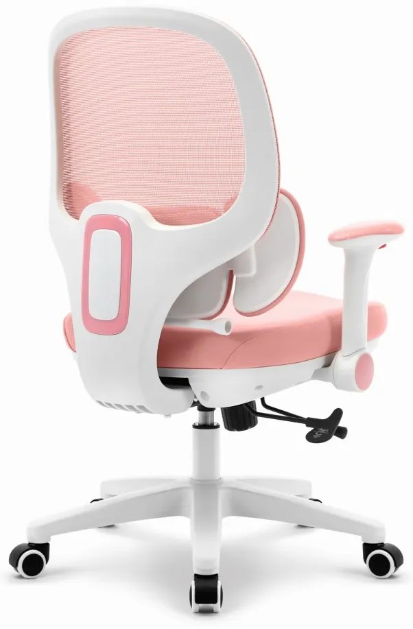 Ергономичен розов детски стол HC-999 - плат