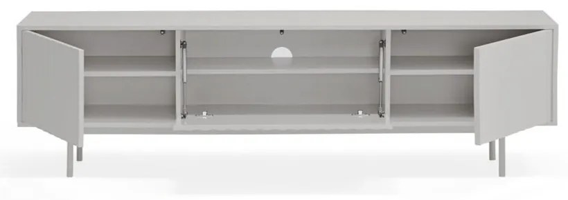 Сива маса за телевизор 180x52 cm Sierra – Teulat