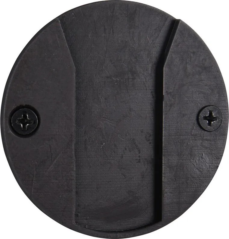 Тъмносива стъклена LED стенна лампа с USB ø 15,5 cm Earl – Reality