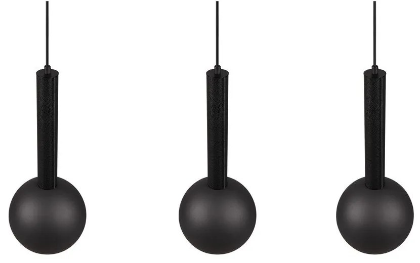 Черно висящо осветително тяло Ciliana – CINQUE