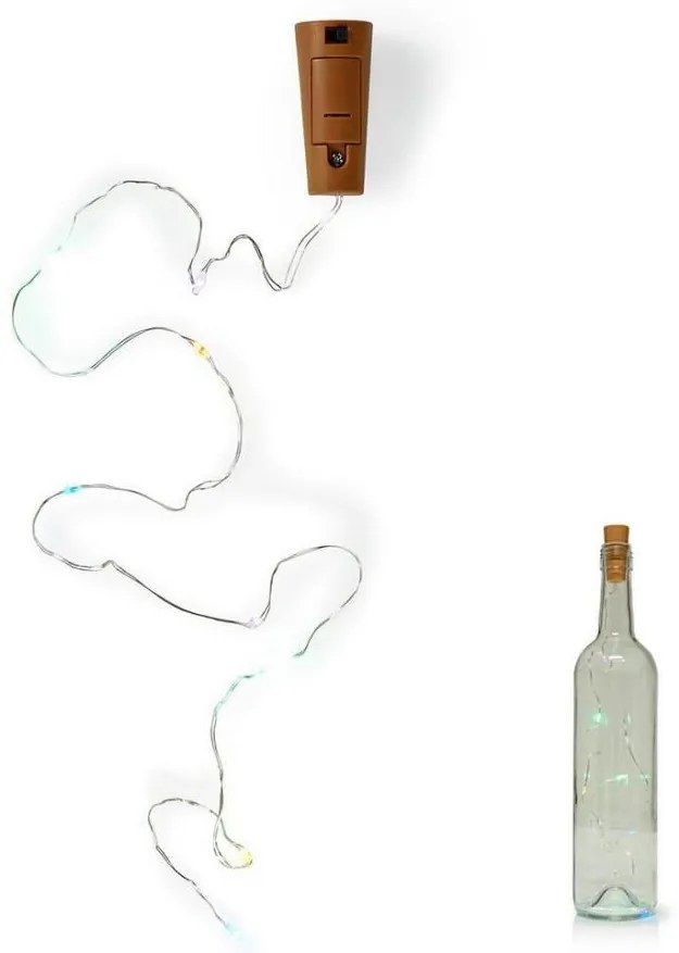 Nedis AX5210010 - LED декорация с 8 LED, батерии LR44, IP44, 0,8 м