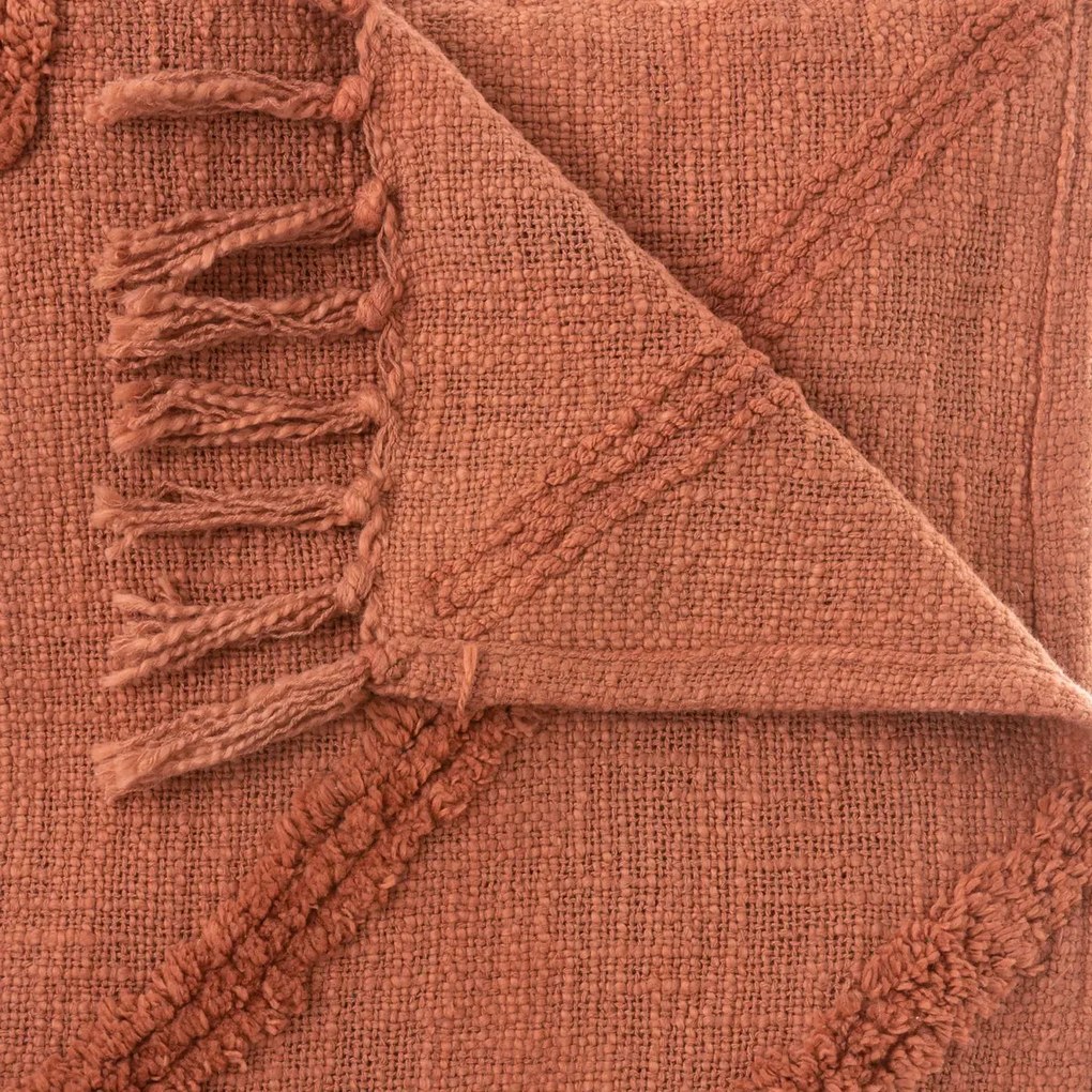 Покривало за легло atmosphera Inca, 130x180 cm - Теракота