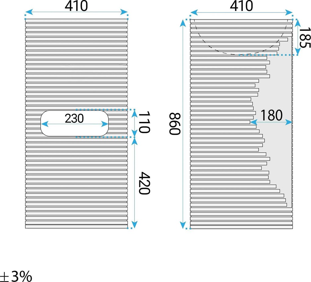 Свободностояща мивка REA Travena Round
