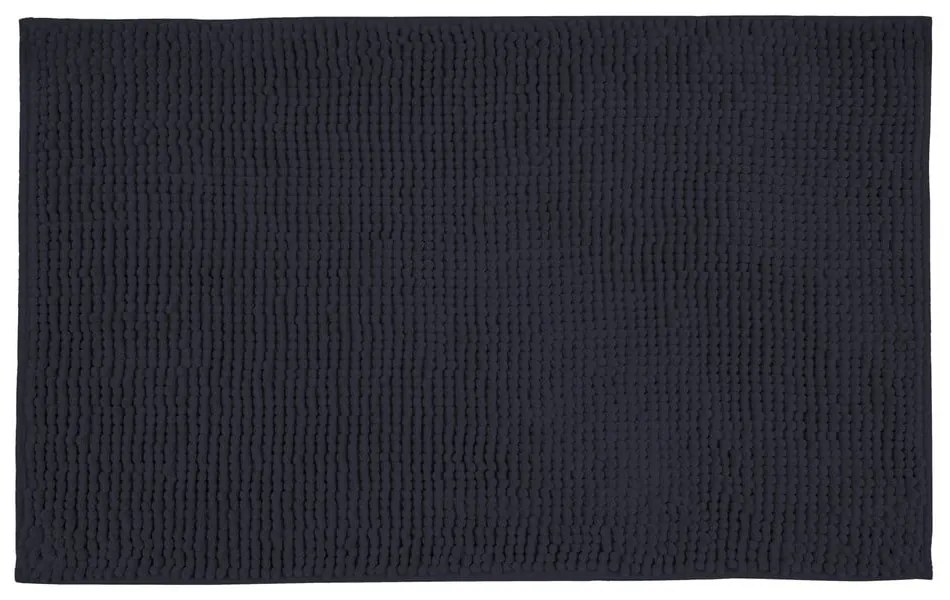 Тъмносин текстилен килим за баня 50x80 cm Chenille – Allstar