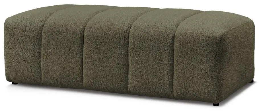 Зелена табуретка от прежда с примки от букле Annecy – Bobochic Paris