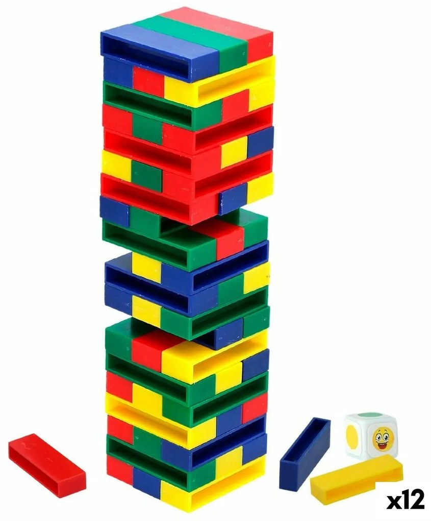 Строителни Блокове Colorbaby 5 x 1 x 1,5 cm (12 броя) (61 Части)