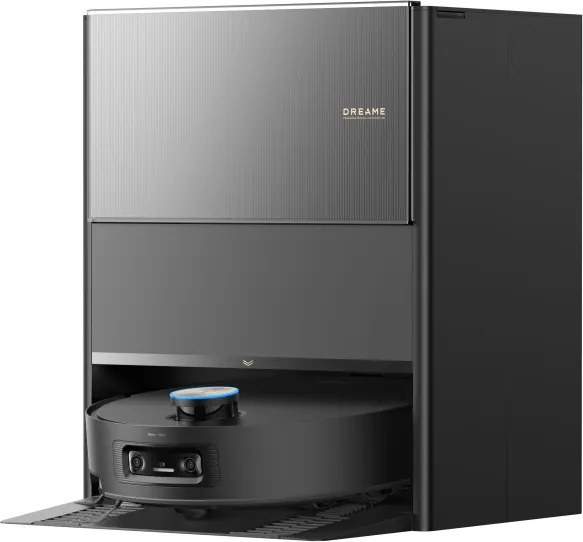 Прахосмукачка робот Dreame Aqua10 Ultra Roller Complete RLH71DE-2, 30000 Pa, 180 мин, 3.5/4 л, VersaLift LDS, AquaRoll and Seal, Гласово управление, AI камери, Черен