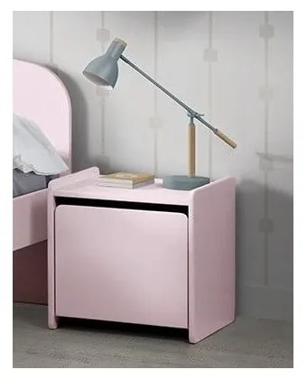 Розово нощно шкафче Kiddy - Vipack