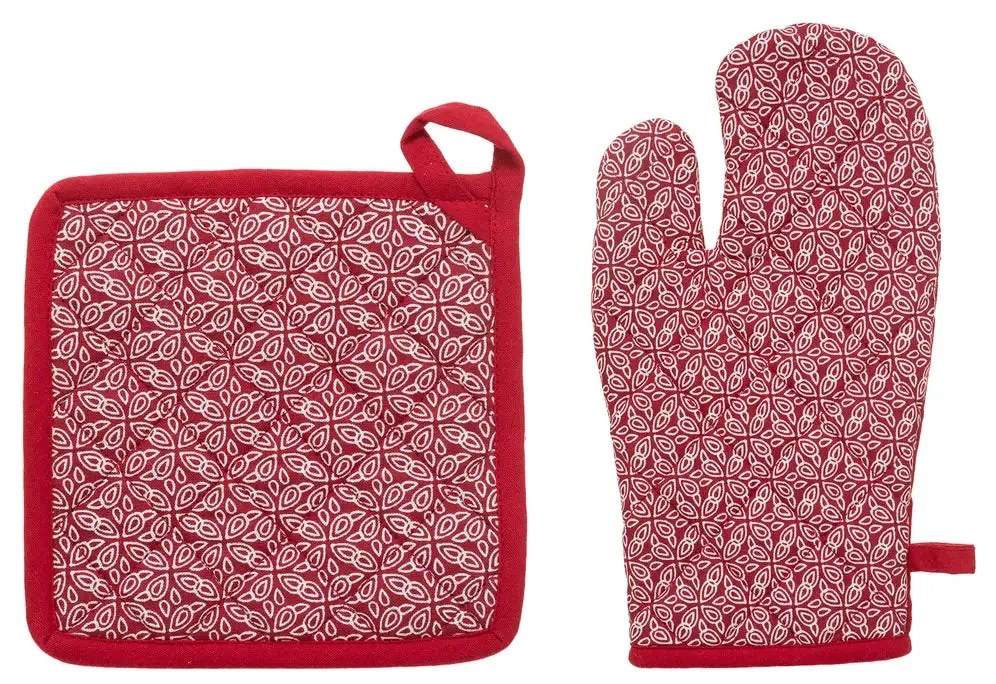 Комплект ръкавица и подложка за фурна atmosphera Paty - Син