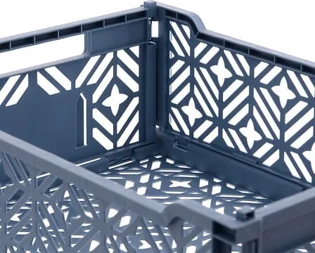 Детска сгъваема щайга atmosphera, Arry, Син, 40×30×15 cm