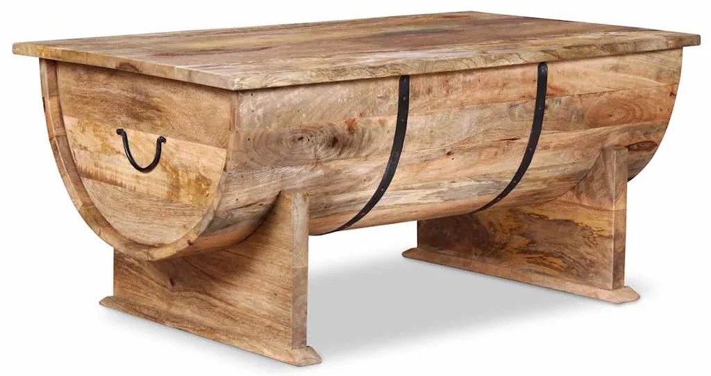 243977 vidaXL Маса за кафе от мангово дърво масив, 88x50x40 cм