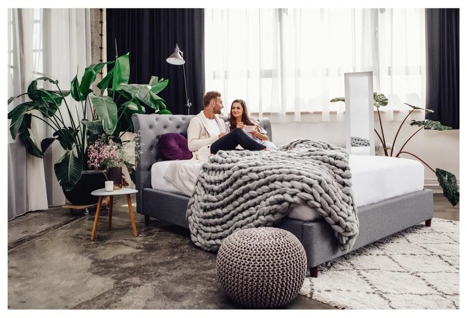 Сив и кафяв диван Jagger pouf - Bonami Essentials