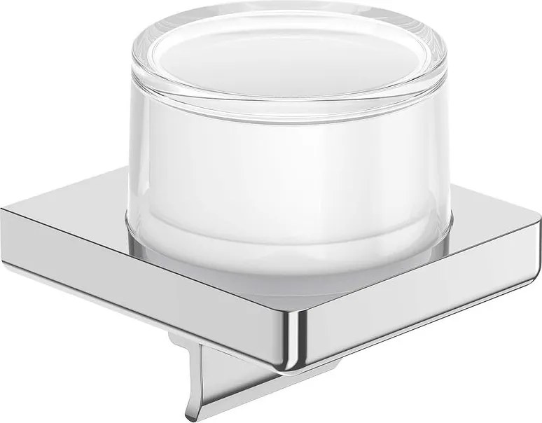 Дозатор за сапун, A817037001, Roca, метал + стъкло, хром, 11х11.3х13см