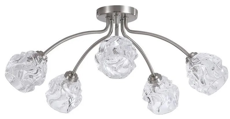 Searchlight 11525-5SN - Плафон-полилей ASTRAL 5xG9/33W/230V матов хром