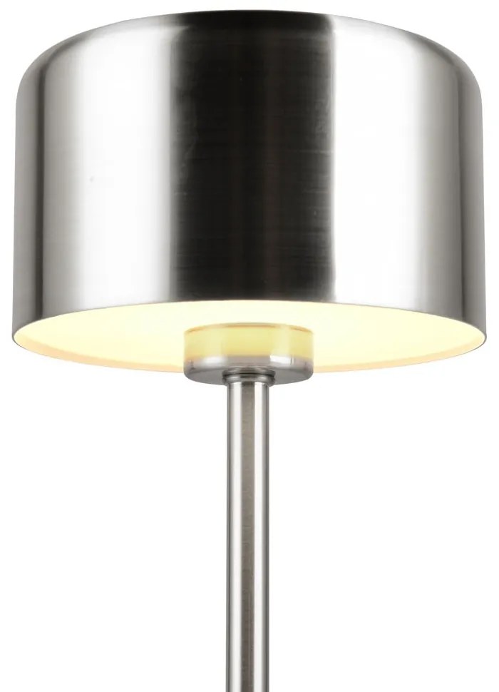LED настолна лампа с възможност за димиране в сребристо (височина 30 cm) Jeff - Reality