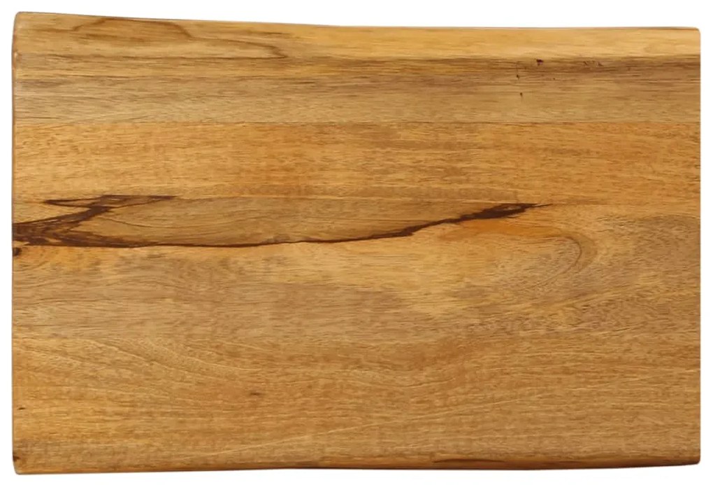 370753 vidaXL Плот за маса, 70x40x2,5 см, жив ръб, масивно дърво манго