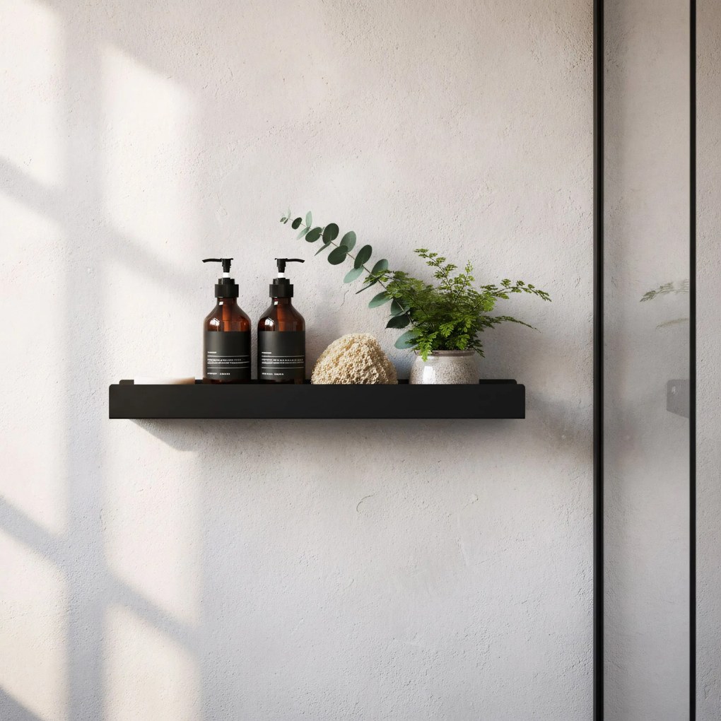 Рафт за баня SF04 60cm black matt