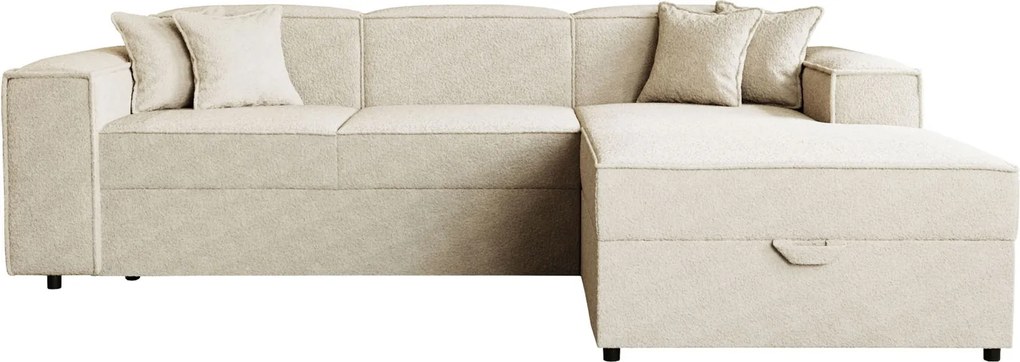 Ъглов диван Santos-Бежов десен