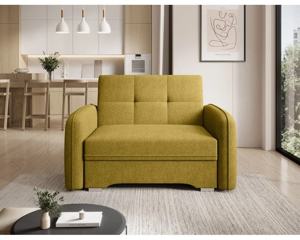 Жълто кресло Laine – ELTAP