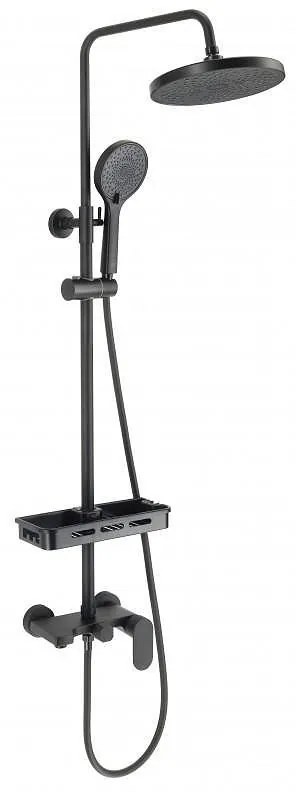 Душ система със смесител, пита, слушалка и шлаух ICT 8890B, Inter Ceramic