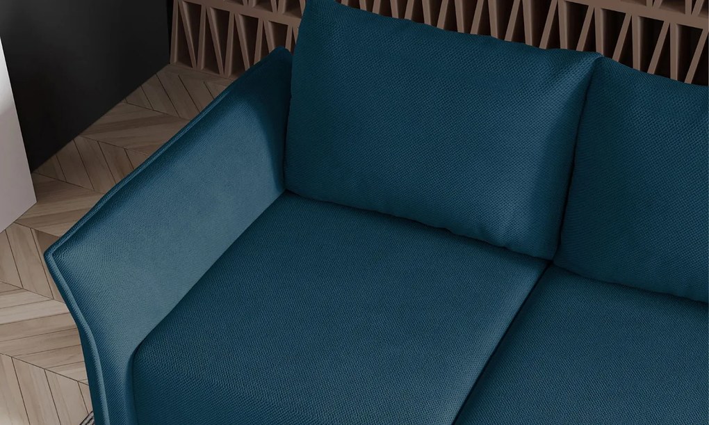 Ъглов диван Джозефин-петрол-десен