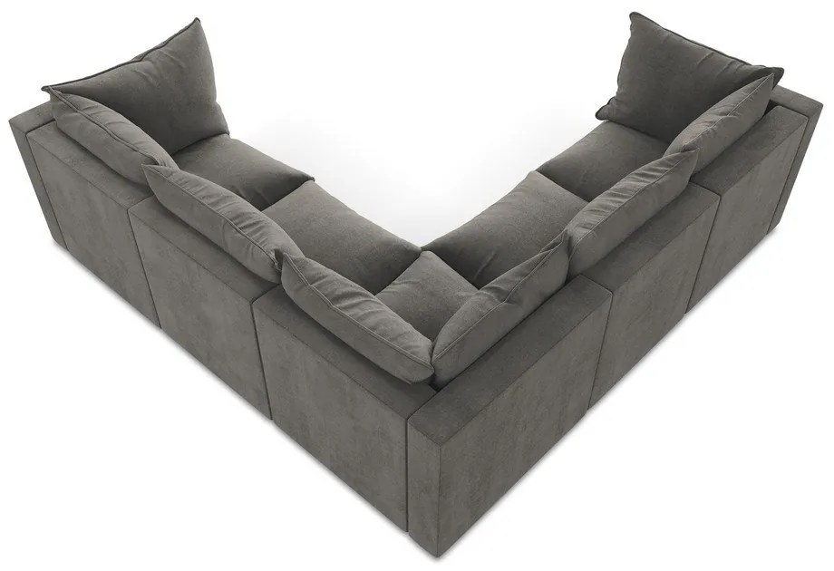 Тъмносив ъглов диван Manao – Makamii