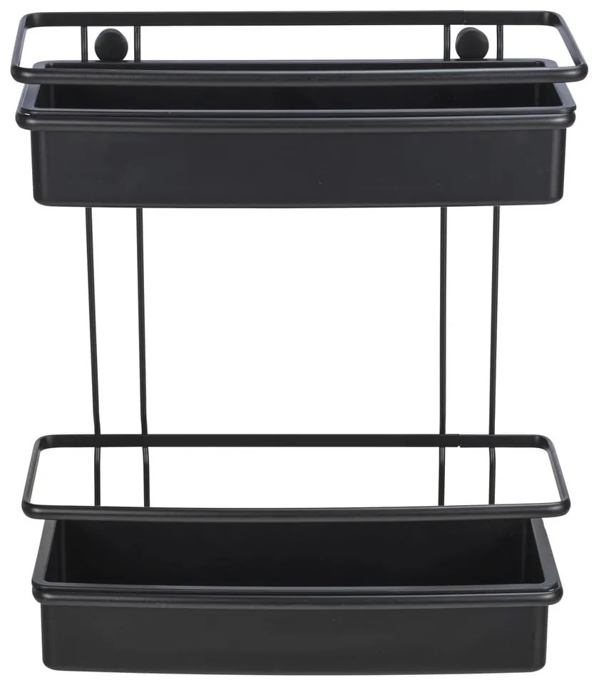 Черен рафт за душ Molinella, 30 x 35 cm - Wenko