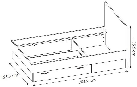 Легло Newty 1S-120 x 200