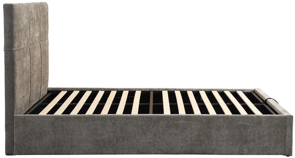 Тапицирано легло Raziel-Кафяво-160x200-Lift-Storage
