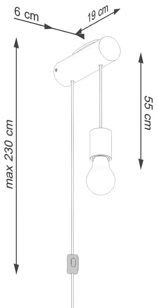 Стенна лампа естествена Arcadia – Sollux