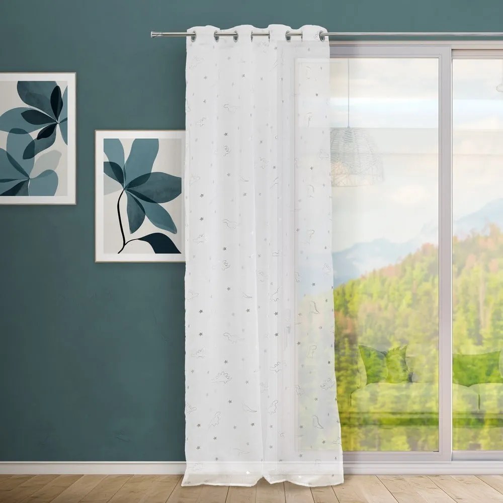Бяло-сребриста завеса 140x260 cm Dinos – Casa Selección