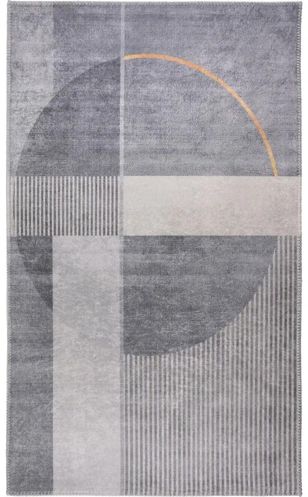Сив миещ се килим 160x230 cm - Vitaus