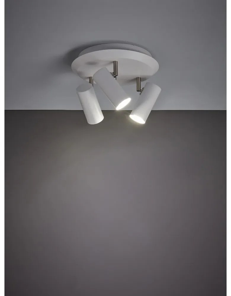 Бяла стенна лампа Barcelona Tres - Markslöjd