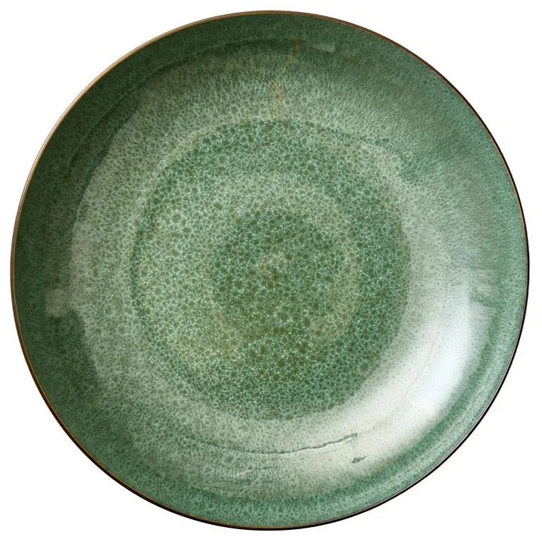 Зелена/черна глинена купа ø 40 cm Gastro Black/Green – Bitz