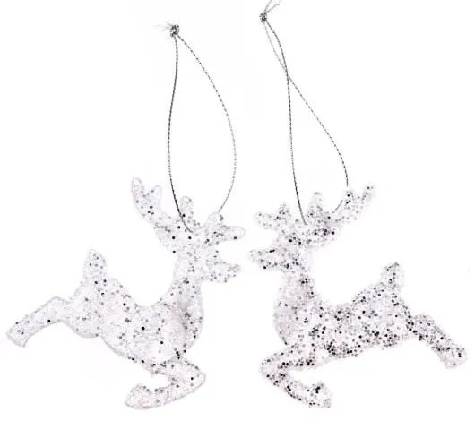 Пластмасови Коледни украси в комплект 2 бр. 7 cm – Dakls